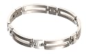 Men's Titanium Open Link Bracelet w/ Steel Clasp, 8"
