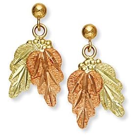 Click here to buy Landstrom's� Gold Dangle Leaf Earrings by LANDSTROM'S.