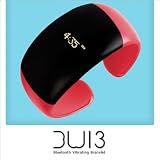 Bluetooth対応バイブレータ搭載ブレスレット・腕時計 BW13 (ピンキーレッド) ピンキー