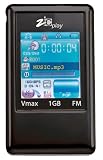 ZICPLAY V-max 1.5 CSTN ScreenMP3/MP4 player 1GB FM Metallic Black