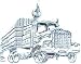 Sterling Silver Semi-Truck Charm Tractor Trailer New