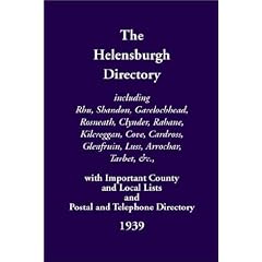 The Helensburgh Directory 1939 (Streets ago)