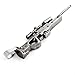 Men's Alloy Pendant Necklace Grey Gun Rifle Army Tribal -with 23 inch Chain