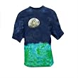 Peace Frogs Adult Moon Tie Dye Short Sleeve T-Shirt