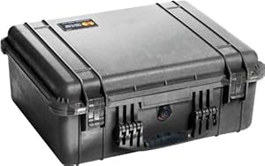 Pelican 1550 Case with Foam for Camera (Black)