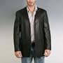 Men's Heritage Three-Button Cowhide Leather Blazer - Regular, Tall, Big, Big & Tall