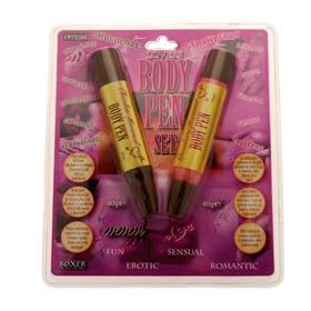 Chocolate and Strawberry Body Pen Set