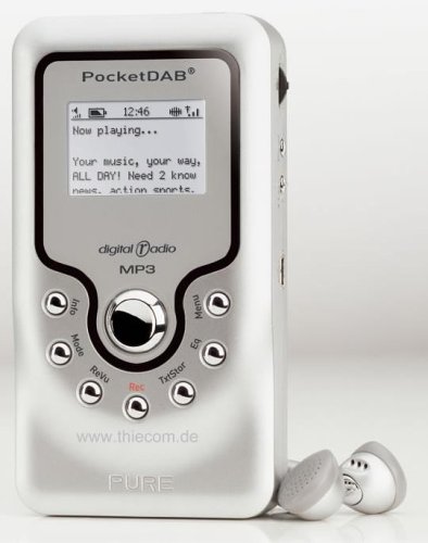 Childrens Toyshop  Electronics : Pure Pocket DAB2000 DAB FM Radio & MP3 Player 64MB