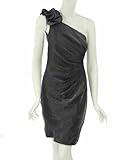 IMAGE OF London Times Dress, Ruffled One Shoulder Light Purple 4