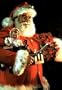 Old St. Nick Santa with Toys Art Poster Print - 13x19