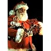 Old St. Nick Santa with Toys Art Poster Print - 13x19