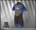 Shorty Rebel blue Kinder Neoprenanzug Größe XS (110-116)