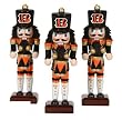Cincinnati Bengals Nutcracker Ornaments 3pk NFL Football Fan Shop Sports Team Merchandise