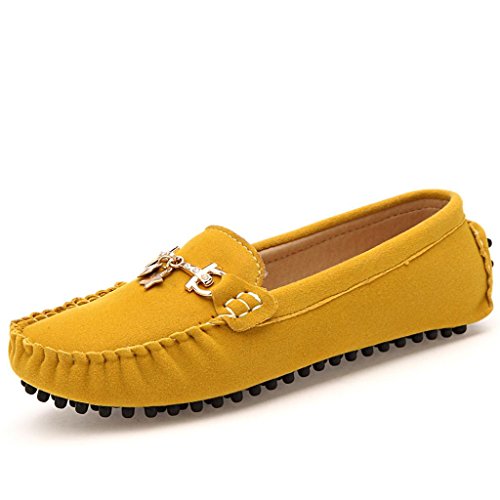 806tuhuang40 sunrolan women s polyurethane suede round toe flats …