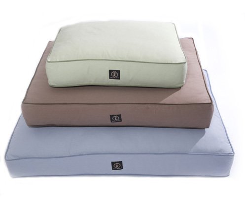 Rectangular Ombre Eco Friendly Dog Bed - Brown Medium