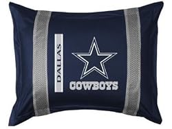 Dallas Cowboys Sports Coverage Sidelines Pillow Sham NFL