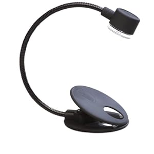 LightWedge Flex Neck Reading Light, Soft Touch Black