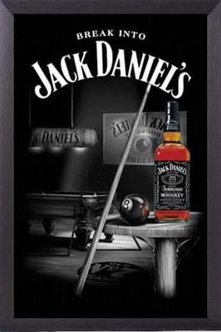 Jack Daniels Poster und Alu-Rahmen