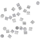 100-PieceEarringSafetyBacksforFishHookEarrings,Clear