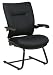 Black Deluxe Mesh Visitors Chair