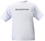BEAVERTON - City-series - Heather Grey or White T-shirt