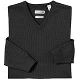 Tehama Mens V-Neck Cable Sweaters