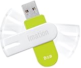 イメーション USBメモリ 8GB 暗号化プロテクション・ソフト搭載 回転式キャップ NANO-f グリーン UFDNFE8GGR