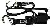 Rod Saver Paddle Buckle 1-inch Trailer Tie-Downs (4-Feet), Pair