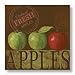 Fresh Apple by Kathy Middlebrook Kitchen D�cor Sign Fine Art Print 12x12
