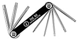 GreatNeck 17001 Folding Star Driver Set, 7-Piece [並行輸入品]