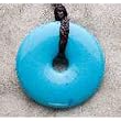 Smart Mom Teething Bling Donut Shaped Necklace - Turquoise