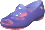Crocs Carlie Flat Open-Toe MaryJane (Toddler/Little Kid),Ultraviolet/Pink Lemonade,9 M US Toddler