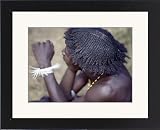 Framed Prints of An unusual braided hairstyle of a Dassanech young man from AWL Discover Images