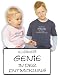 Baby/Kinder Langarmshirt mit Druck KLEINES GENIE IN DER ENTWICKLUNG (046.47)