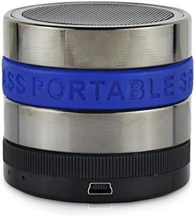 MARTIAN Bluetooth Portable Wireless Bass Xpansion System Stereo Speaker For Mini Portable Built-in FM Rechargeable Battery Working for MP3 / iPhone / iPad / Samsung / Tablet PC / Laptop &amp; More Bluetooth Enabled Devices Blue