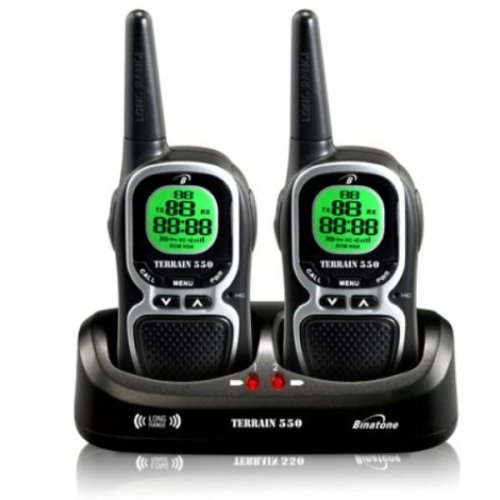 Binatone Terrain 550 Long Range Two Way Radio in Black