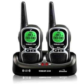 Binatone Terrain 550 Long Range Two Way Radio in Black