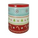 Earthenware 3-pc. Stacking Snack Canister