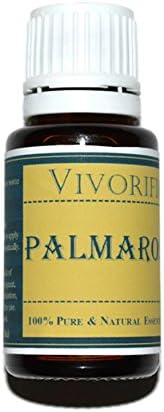 VivorificHealth Palmarosa Essential Oil-15 ml-Therapeutic Grade 100% Pure and Natural-Great for Aromatherapy | Vegan and Kosher Certified