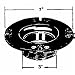 United States Hdwe. P-110C Commode Flange