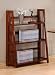 Mission Style Oak Finish 3-Tier Bookcase
