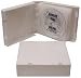 (20) White 24-Disc Capacity CD DVD 2-Ring Album Wallet Book Storage CDBR4324WH (UniKeep Style)