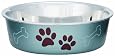 Loving Pets Metallic Bella Bowl Dog Bowl, Small, 1 Pint, Blueberry