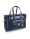 Review Gucci  / Gucci Treasure Dark Blue Patent Leather Boston Bag