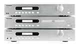 Telefunken PA 211 HiFi- System (Stereo-Verst&auml;rker, HiFi CD-Player, DAB+/UKW-RDS-Tuner) silber