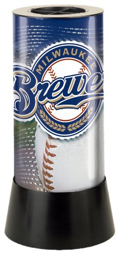 MLB Milwaukee Brewers Rotating Lamps