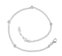 VINANI Fusskettchen Stars Silber 925 Fusskette FSA