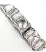 A chunky Hand Made plain silver Watch