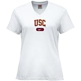 Nike - Nike USC Trojans White Ladies Classic Logo T-shirt