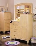 Off Campus Door Dressing Chest with Mirror - Lea 492-162 Chest